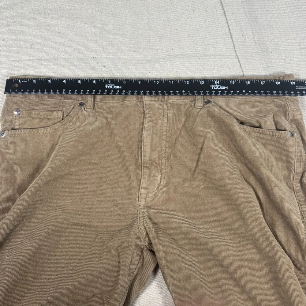 Peter Millar Corduroy Pants Mens 38x33 Tan Khaki 5-Pocket MF20B29‎ Cotton Modal